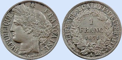 1 Franc CERES IIIe Rpublique